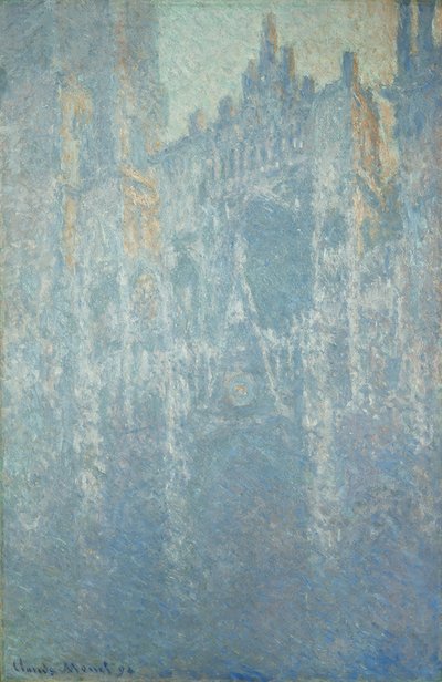 Rouen Cathedral, The Portal, Morning Fog by Claude Monet